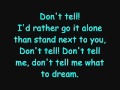 God Forbid- Don't Tell Me What To Dream (lyric video)