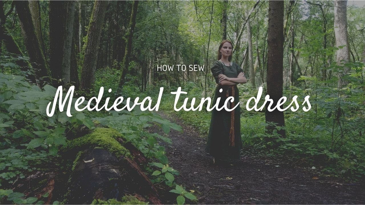 How to sew an early medieval tunic dress | part 1
