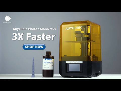 Anycubic Photon Mono M5s, 10.1'' 12K, Auto-Leveling, 3X Faster
