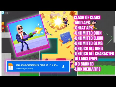 HITMASTERS MOD APK CHEAT UNLIMITED COIN MEDIAFIRE LINK || eMZ8