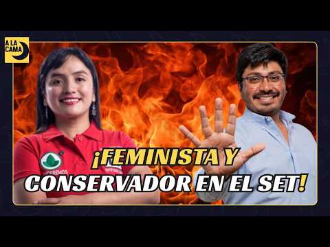 ¡UNA FEMINISTA Y UN CONSERVADOR EN EL SET! | #AlaCama 4 FEB