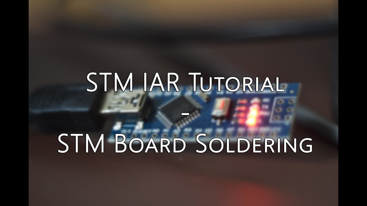 STM Microcontroller Tutorial - Soldering Board Pins | STM8