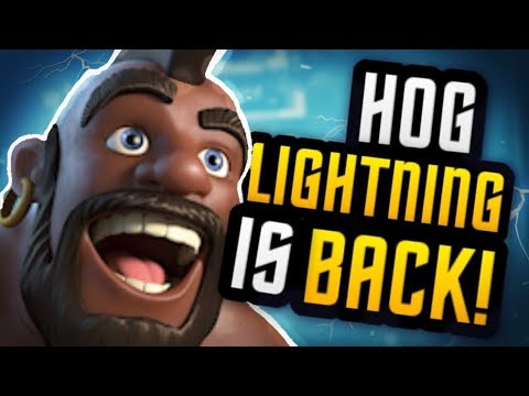 *NEW META* BEST HOG LIGHTNING DECKS for LADDER Arena 9, 10, 11 & 12