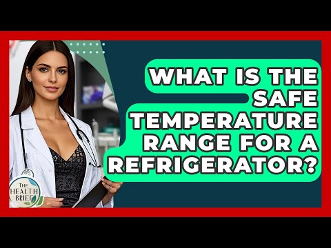 What Is The Safe Temperature Range For A Refrigerator? - The Health Brief