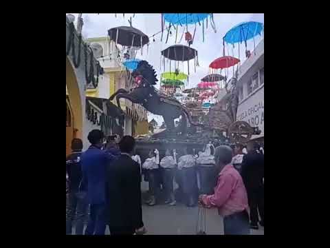Salida Del Solemne Cortejo Procesional De San Bartolomé Apóstol Parroquia San Bartolomé Milpas Altas