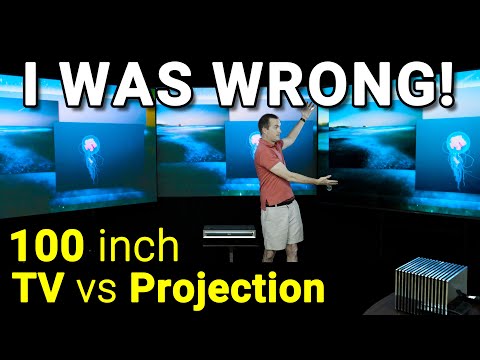 Big Screen Battle! 100" QLED TV vs Projector vs UST
