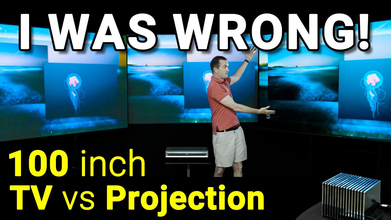 Big Screen Battle! 100" QLED TV vs Projector vs UST