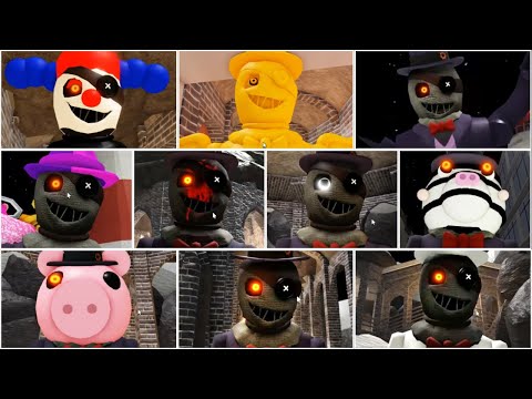 ROBLOX PIGGY 10 INSOLENCE BOSS JUMPSCARES - Roblox Piggy Boss Jumpscares