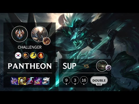 Pantheon Support vs Tahm Kench - KR Challenger Patch 11.16