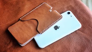 Making the FIRST Leather Case for 2020 iPhone SE
