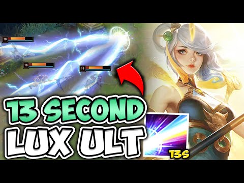 OMG! VAPORIZE EVERYTHING IN SIGHT WITH 13 SECOND CD LUX ULTS  - League of Legends