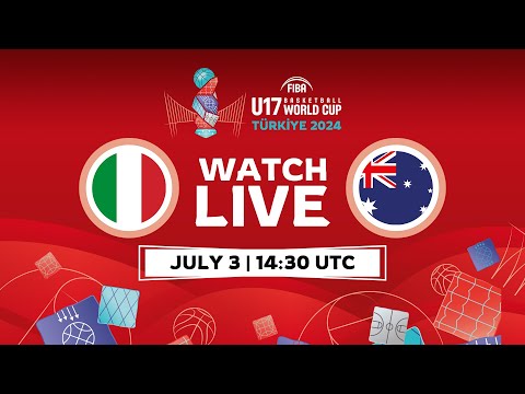 Round of 16 | Italy v Australia | Full Basketball Game | FIBA U17 Basketball World Cup 2024