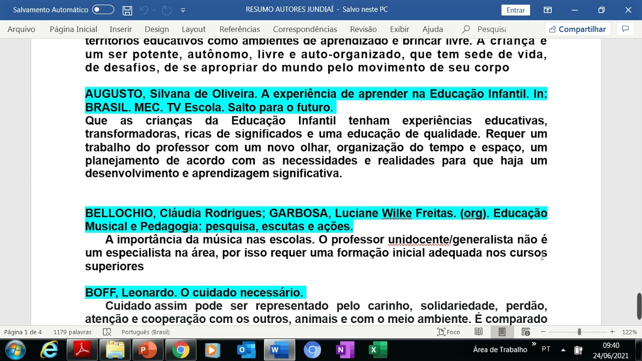 JUNDIAÍ RESUMO DOS AUTORES