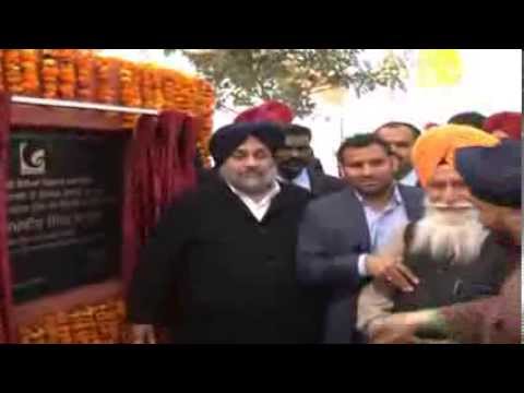 SUKHBIR INITIATES DEVELOPMENT PROJECTS WORTH RUPEES 185.16 CR AT MOHALI