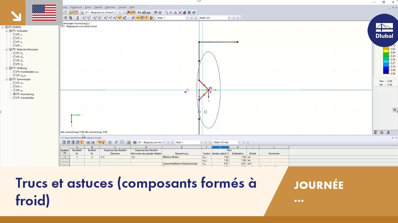 Trucs et astuces (composants formés à froid) | RFEM | Journée d&#39;information en ligne | 15.12.2020 | 4/4