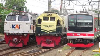 Download lagu Jakarta's Craziest Trainspotting? Catching Speeding Trains, Vintage Locomotives & EMU's at Cikarang! mp3