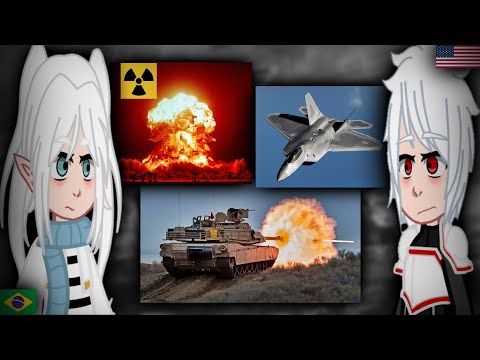 Medieval Animes reacts to Our World Military | Part 1 | Gacha React 🇧🇷🇺🇸