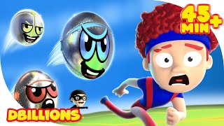 Monster Balls | Mega Compilation | D Billions Kids Songs