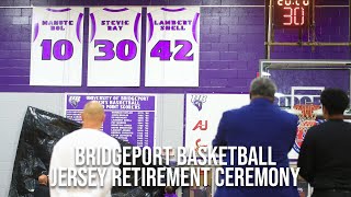 Bridgeport Basketball Jersey Retirement Ceremony