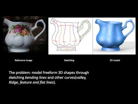 BendSketch: Modeling Freeform Surfaces Through 2D Sketching