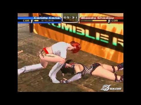 Rumble Roses PlayStation 2 Gameplay - Lethal Move!