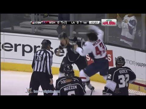 Tom Wilson vs Kyle Clifford Mar 20, 2014