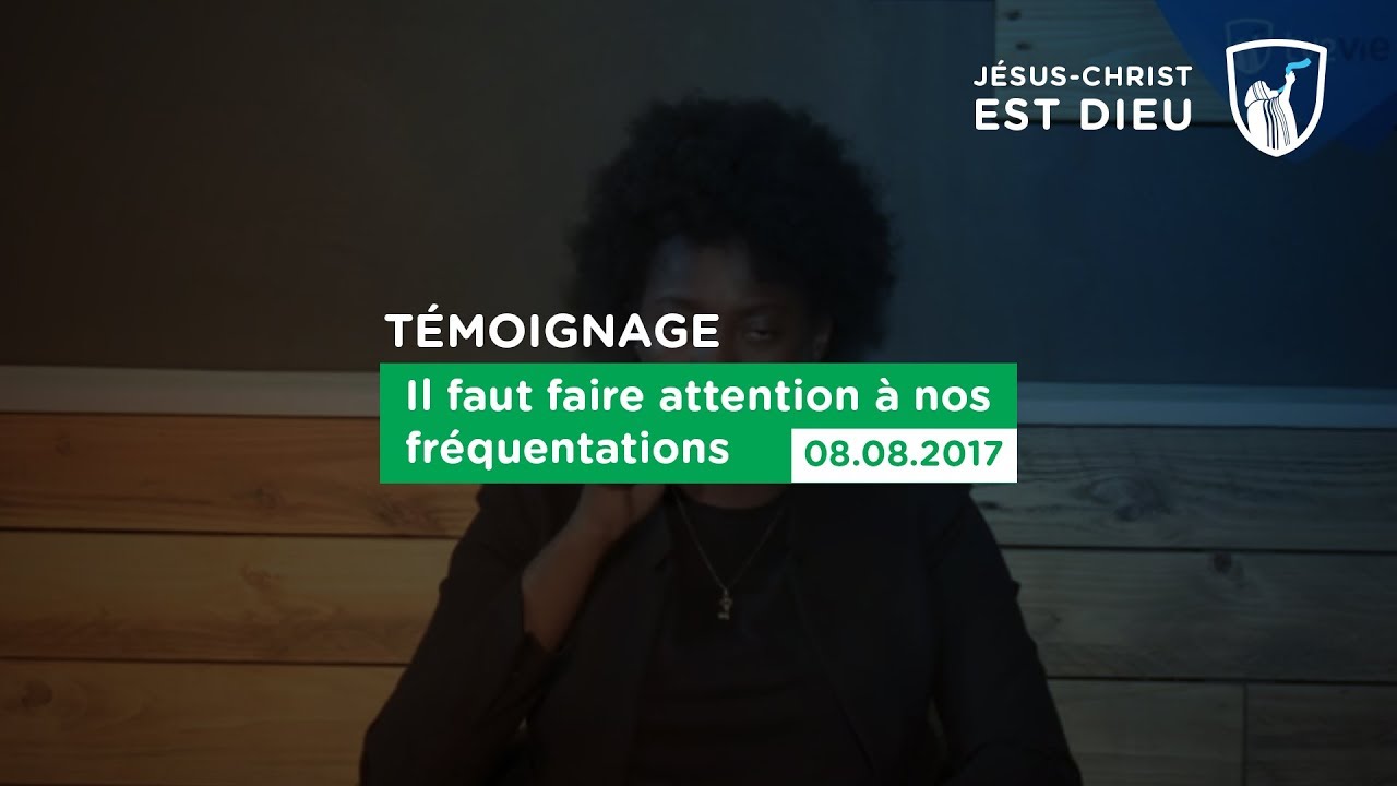 Thumbnail of video: Il faut faire attention à nos fréquentations - Didasko