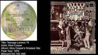 Alice Cooper -Teenage Lament '74