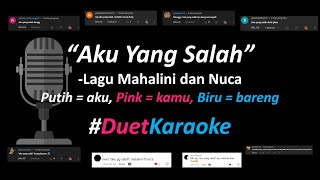 Download lagu Mahalini, Nuca - Aku Yang Salah (Duet Karaoke Version) | Part Cowok Only | Nyanyi bareng | Cover mp3 Download lagu Mahalini, Nuca - Aku Yang Salah (Duet Karaoke Version) | Part Cowok Only | Nyanyi bareng | Cover mp3