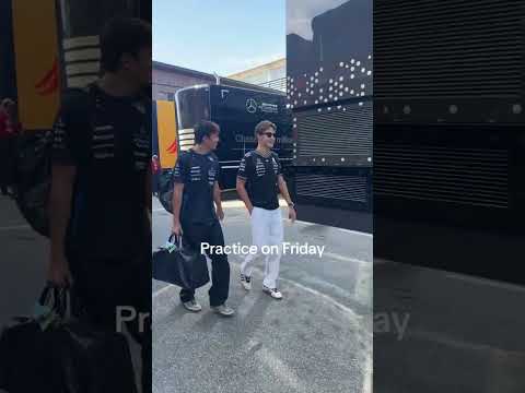 It’s a tough life… #f1 #alexalbon #georgerussell #italiangp #monza