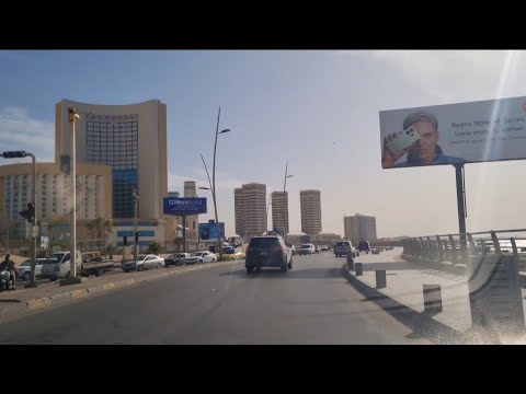 Driving 🚗 tripoli  coastal road, hay alndalus corniche | 20.3.2025 | no music #Libya