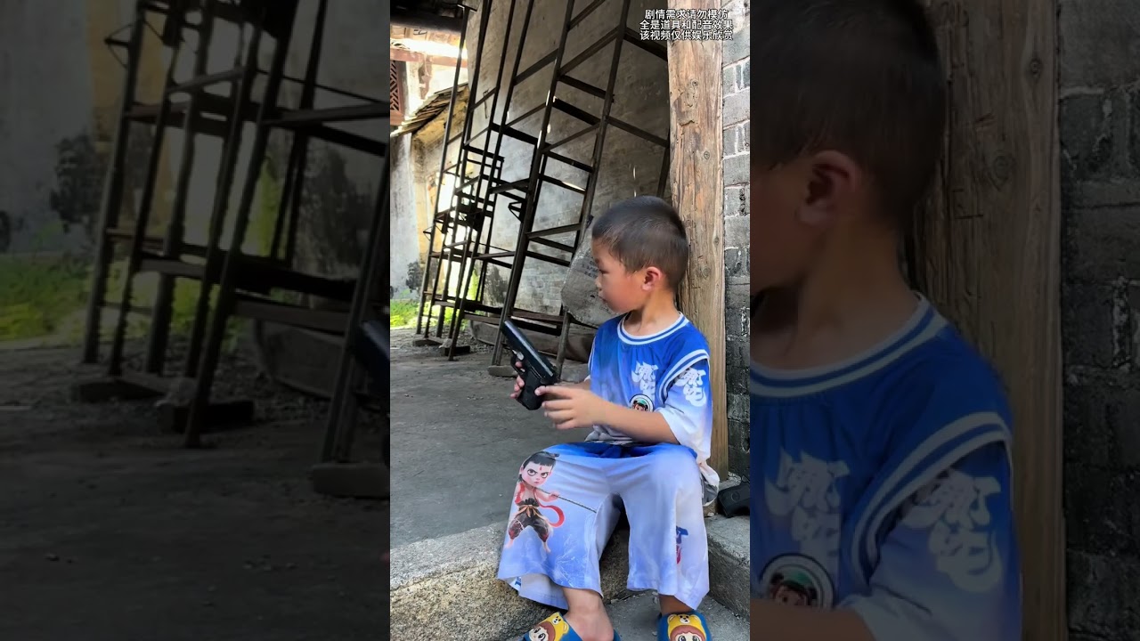 He Langyun Funny Video. He Langyun's childhood memories. Work hard a new miracle will come #19