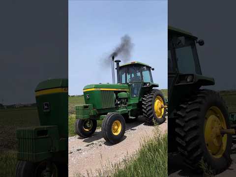John Deere 4630 Straight Piped #johndeere #johndeeretractor #dieselengine #tractor #tractorvideo