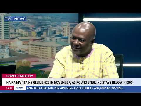 Naira Maintains Resilience In November, As Pound Sterling Stays Below N1,900