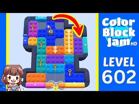 Color Block Jam Level 602 Solution Walkthrough