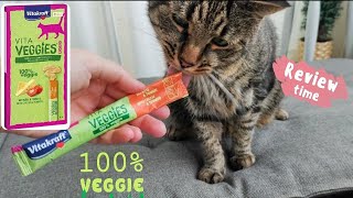 100% Veggie Cat Treat❗Vitakraft Vita Veggies Liquid Cheese & Tomato Review