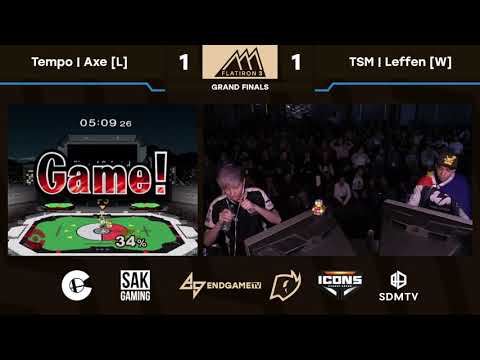 Flatiron 3: Grand Finals - Tempo | Axe (Pikachu) vs. TSM | Leffen (Fox)