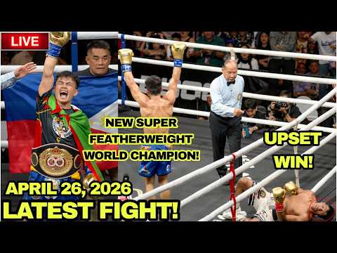 NEW SUPER FEATHERWEIGHT WORLD CHAMPION NA ANG PINOY! UPSET WIN ANG PANALO NIYA! APRIL 26, 2026