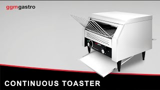 Toaster à convoyeur – 2,6 kW – env. 450–500 toasts/h