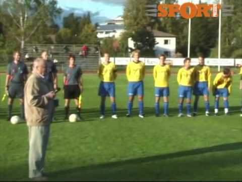 Prisutdelning före matchen mellan BK-46 - FC HIK