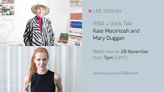 RIBA + VitrA Talk: Kate Macintosh and Mary Duggan video