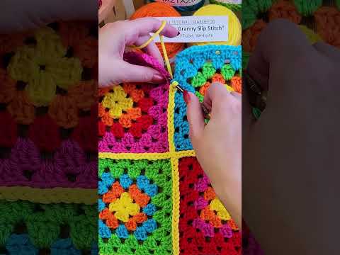 Connect Granny Squares #shorts
