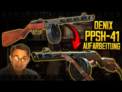 DENIX PPSh-41 Modellwaffe - Optische Aufwertung, Umbau, Alterung / Reenactement / Rote Armee