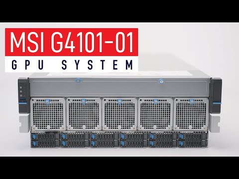 MSI G4101 Liquid Cooled 4GPU Server with Single AMD EPYC 9004