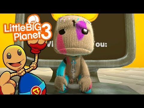 LittleBIGPlanet 3 - Kick the Buddy [Playstation 4 Gameplay, Walkthrough]