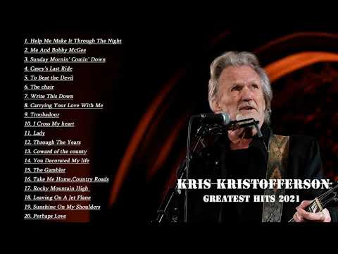 Country Music - Kris Kristofferson Greatest Hits 2021