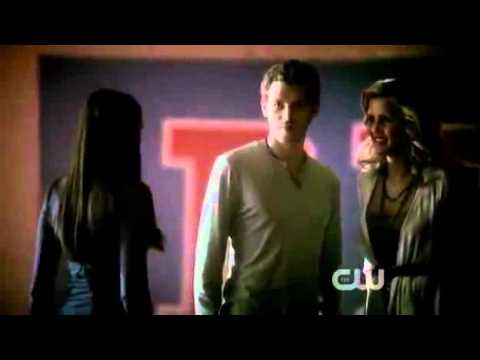 Vampire Diaries 3x05 - Elena, Klaus, Rebekah and Stefan - "I want you to feed on Elena"