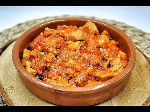 Carcamusas, receta tradicional de Toledo, Magro de cerdo.