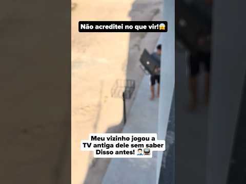 Ele jogou a tv antiga dele no lixo, e eu transformei ela em uma smart tv! 🤪📺 #dicas #tv #viral
