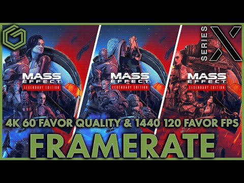 Mass Effect Legendary Edition: Xbox Series X Frame Rate Test - 4K 60 and 1440P 120